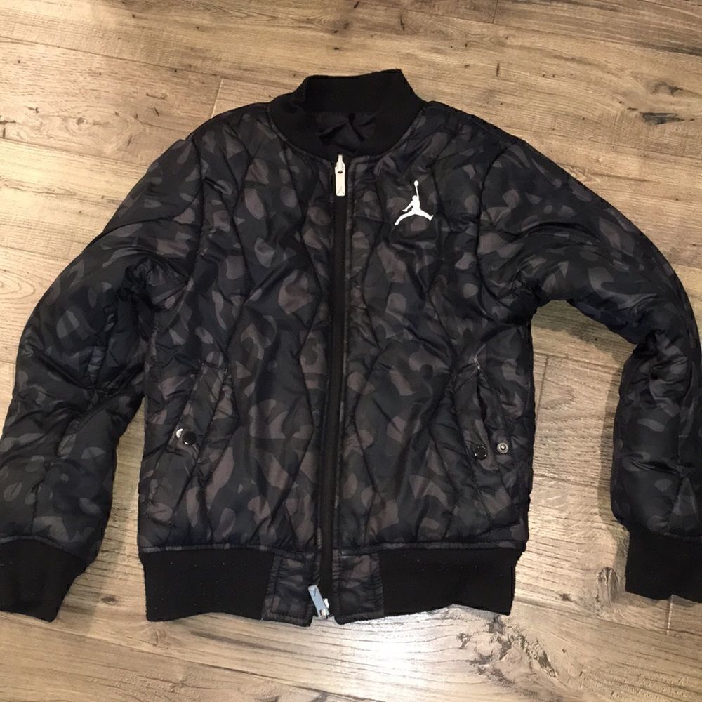 Michael Jordan reversible camo black Jacket